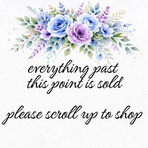 Scroll up to shop 😁